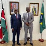 Official Visit by the Afro-Brazilian Chamber of Commerce (AfroChamber) to the Embassy of the Republic of Kenya Chancery to Explore New Frontiers for Enhanced Kenya-Brazil Commercial Relations